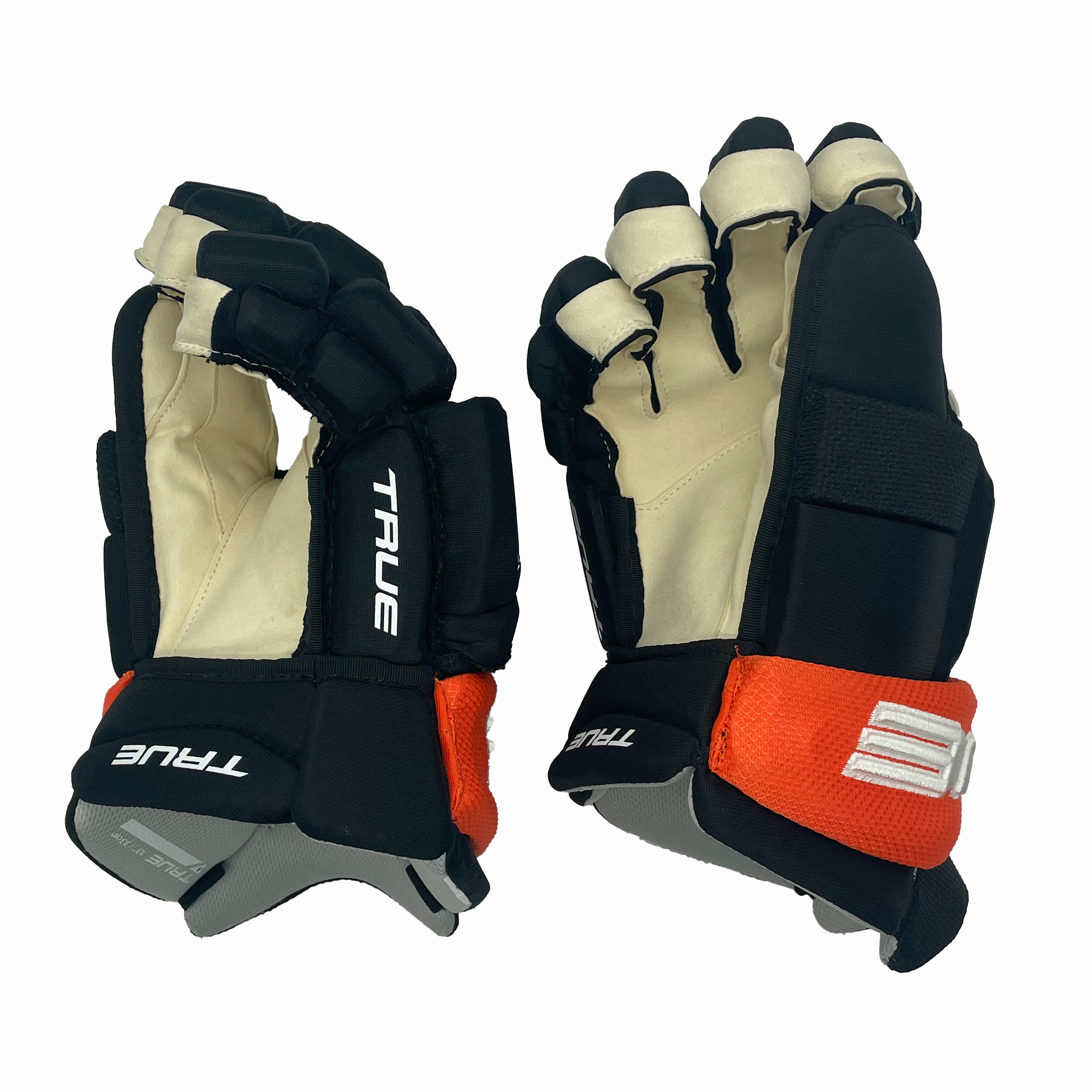 True Catalyst - Gant de hockey Senior Pro Stock - (Noir/Orange)